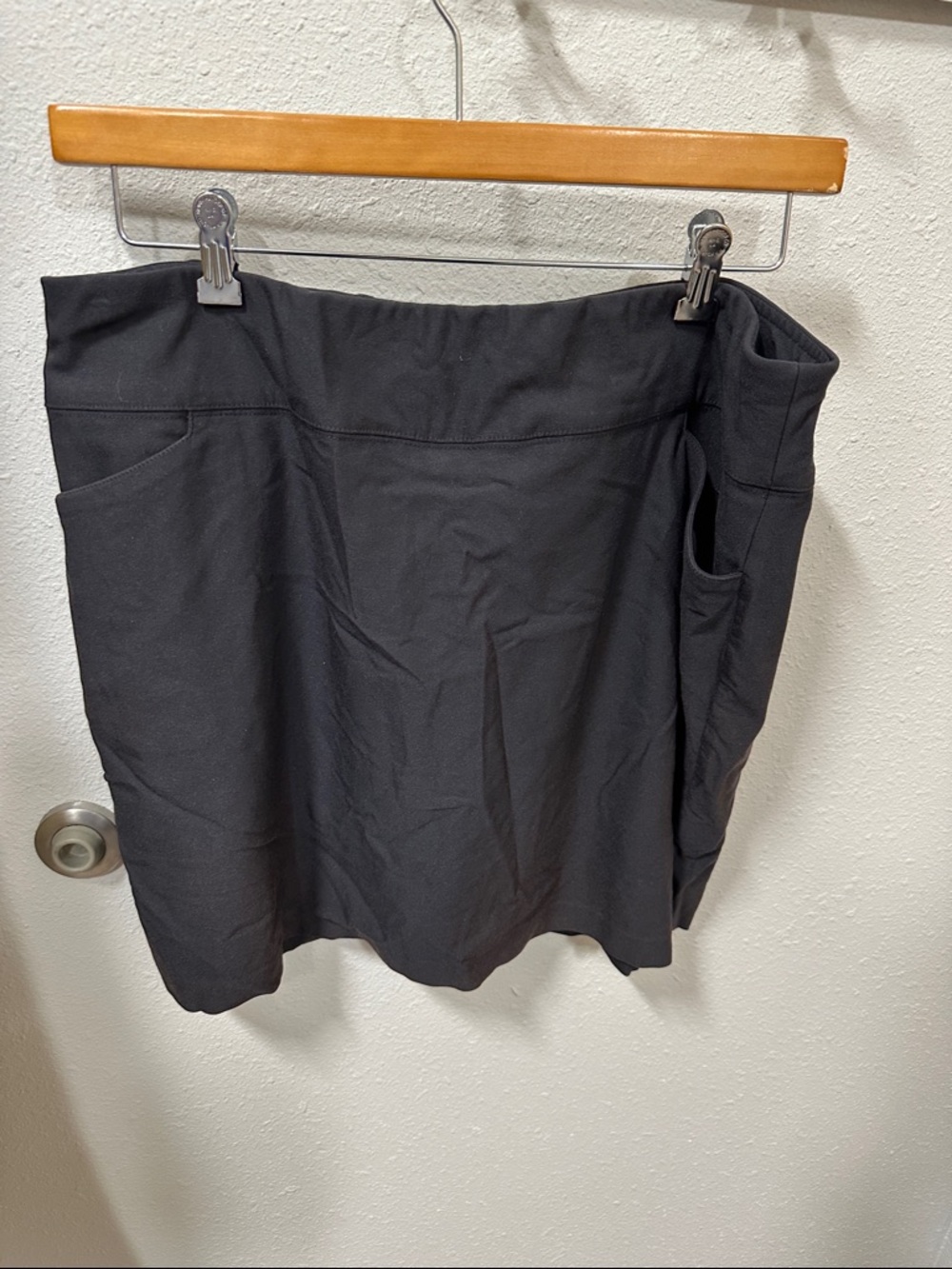 Lady Hagen xxl Black Golf Skort with Side Pockets